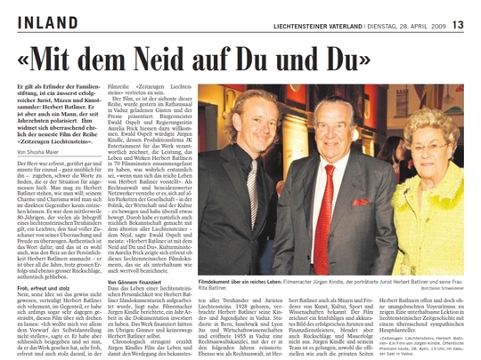 Foto: 'Mit dem Neid auf Du und Du' - Link öffnet Foto in Originalgrösse